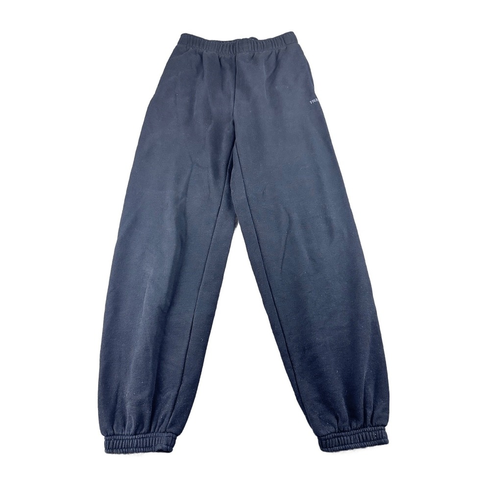 TNA Sweatpants Women 2XS Black Sweatfleece Terry Fleece‎ High Rise Jogger Sporty